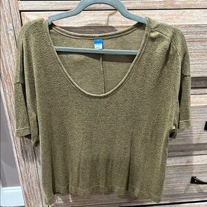 Olive Green Women's Top